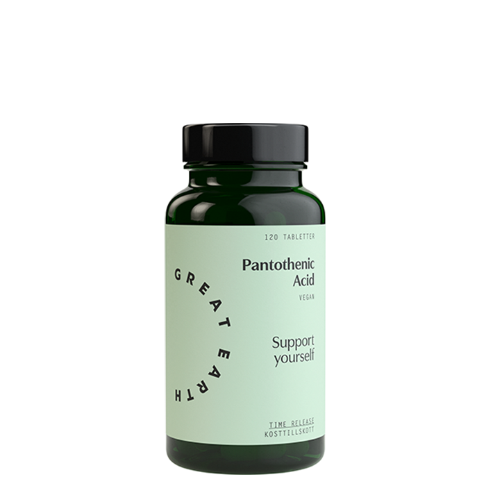 Great Earth Pantotensyra Vitamin B5 120 tabletter
