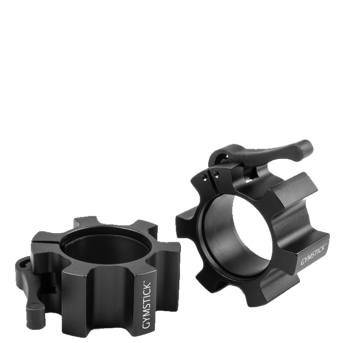 Gymstick Aluminum Collars Skivstångslås 50mm Black