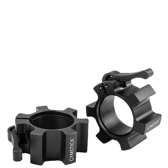 Gymstick Aluminum Collars Skivstångslås 50mm Black