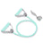 Gymstick Vivid Tube Trainer Träningsband med Handtag