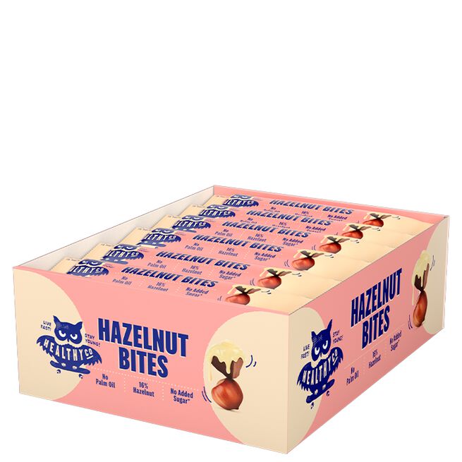 Healthyco 18 x Hasselnötsbitar 21 g