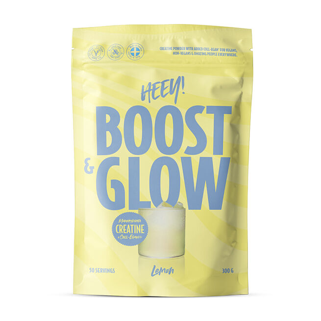 Heey! Boost & Glow Creatine + Collagen 300g Citron