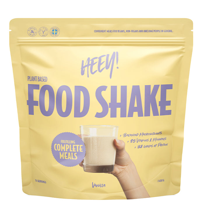 Heey! Vegansk Food Shake Måltidsersättning 1400 g Vanilj