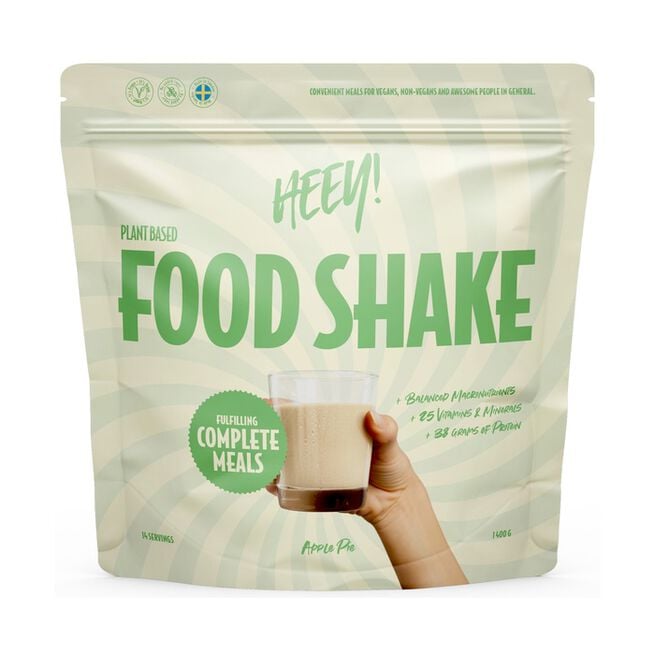 Heey! Vegansk Food Shake Måltidsersättning 1400 g Äppelpaj