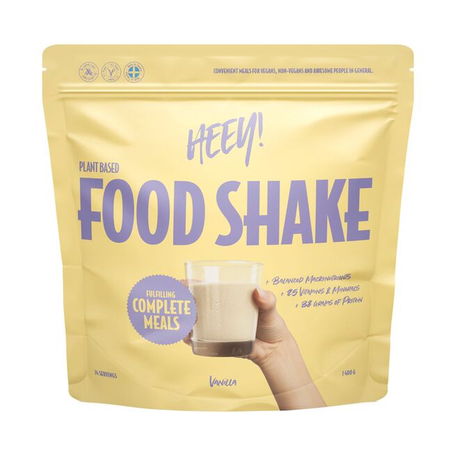 Heey! Vegansk Food Shake Måltidsersättning 1400 g Vanilj