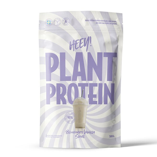Heey! Veganskt Protein 500 g Blueberry Vanilla Swirl