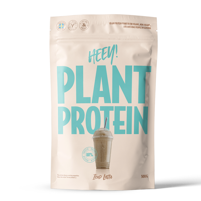 Heey! Veganskt Protein 500 g Islatte