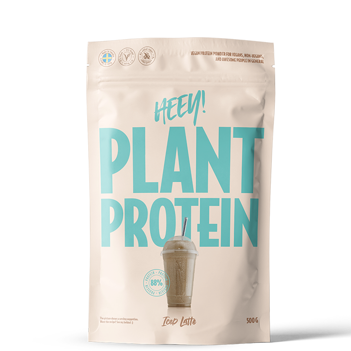 Heey! Veganskt Protein 500 g Islatte