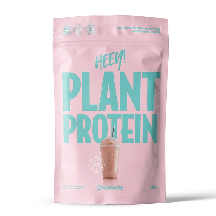 Heey! Veganskt Protein 500 g Jordgubb