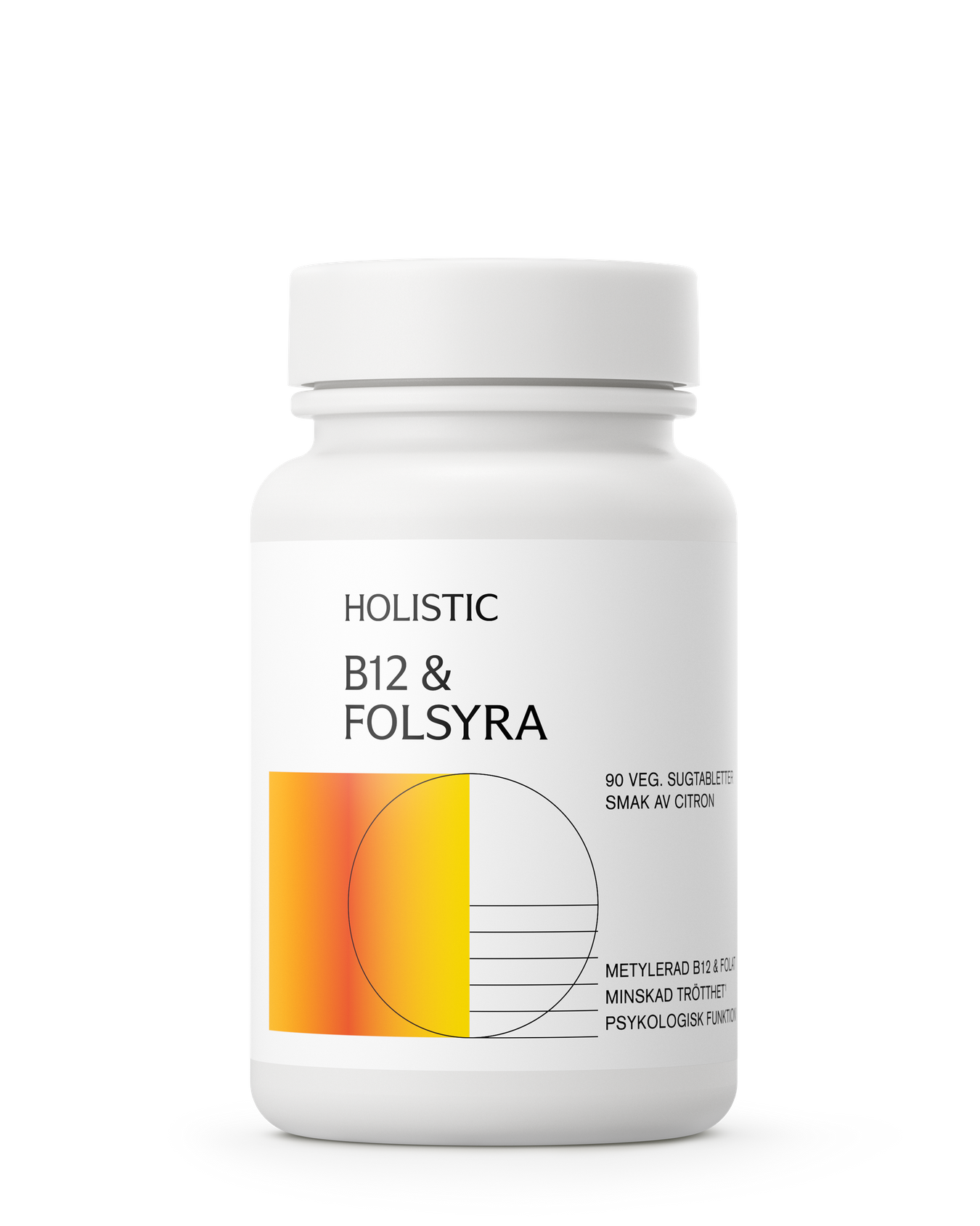 Holistic B12 & Folsyra, 90 sugtabletter 90 tabletter