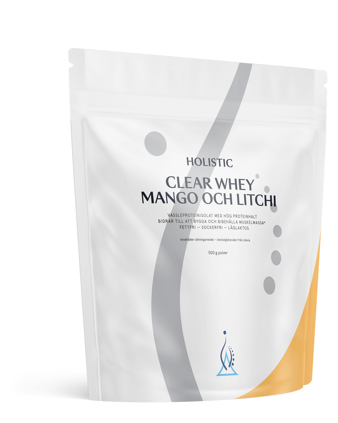Holistic Clear Whey vassleproteinisolat, 400g mango och litchi