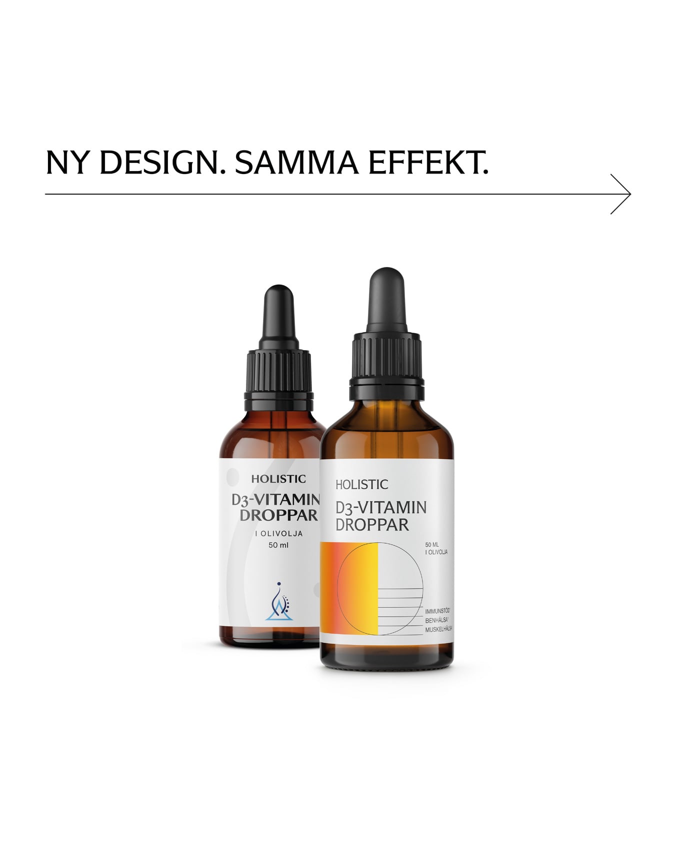 Holistic D3-vitamin droppar, 50 ml