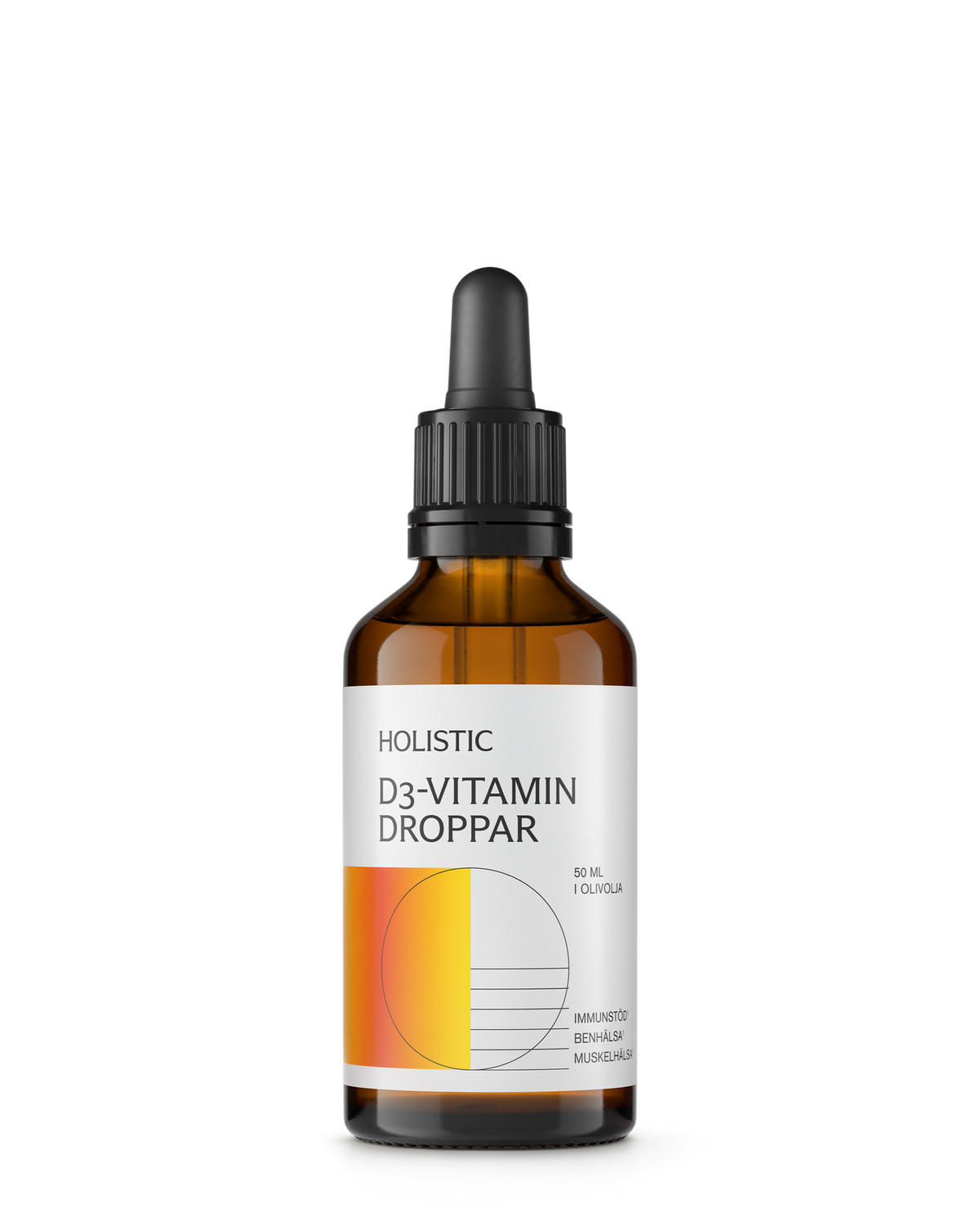 Holistic D3-vitamin droppar, 50 ml 50 ml
