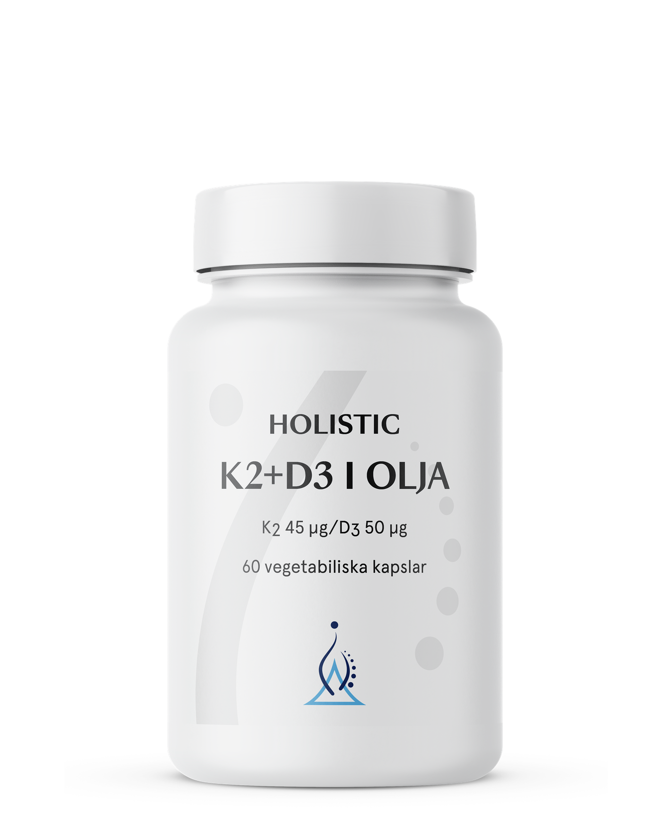 Holistic K2+D3 i olja, 60 kapslar