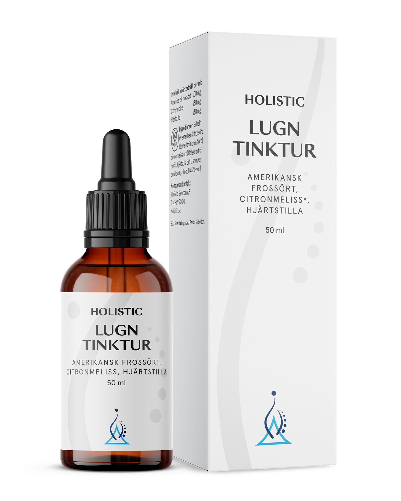 Holistic Lugn tinktur, 50 ml