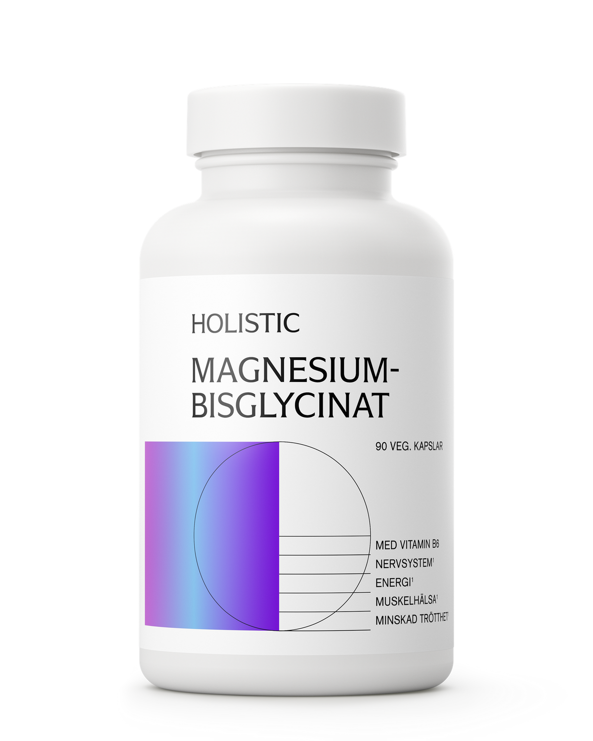 Holistic Magnesiumbisglycinat, 90 kapslar 90 kapslar