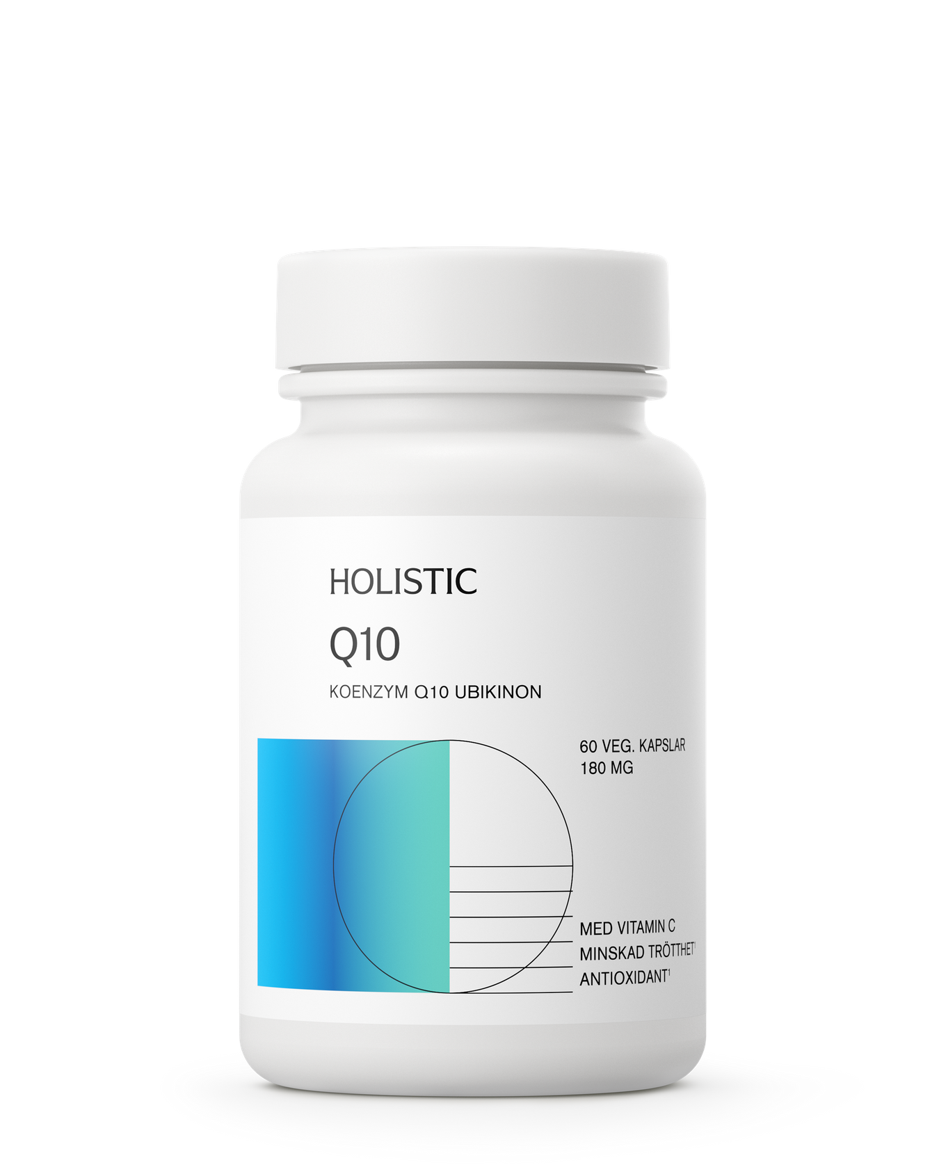 Holistic Q10 180 mg, 60 kapslar 60 kapslar