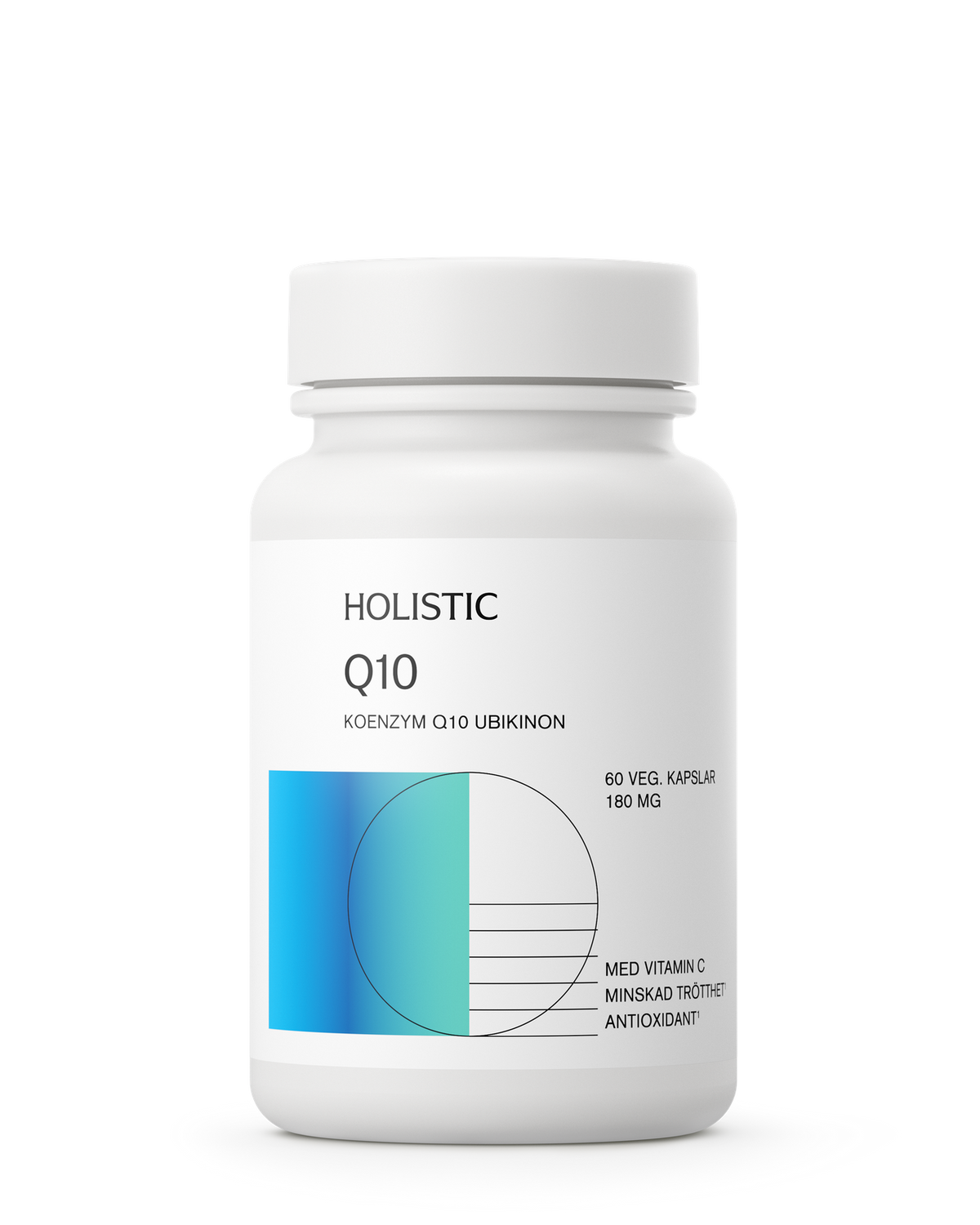 Holistic Q10 180 mg, 60 kapslar 60 kapslar