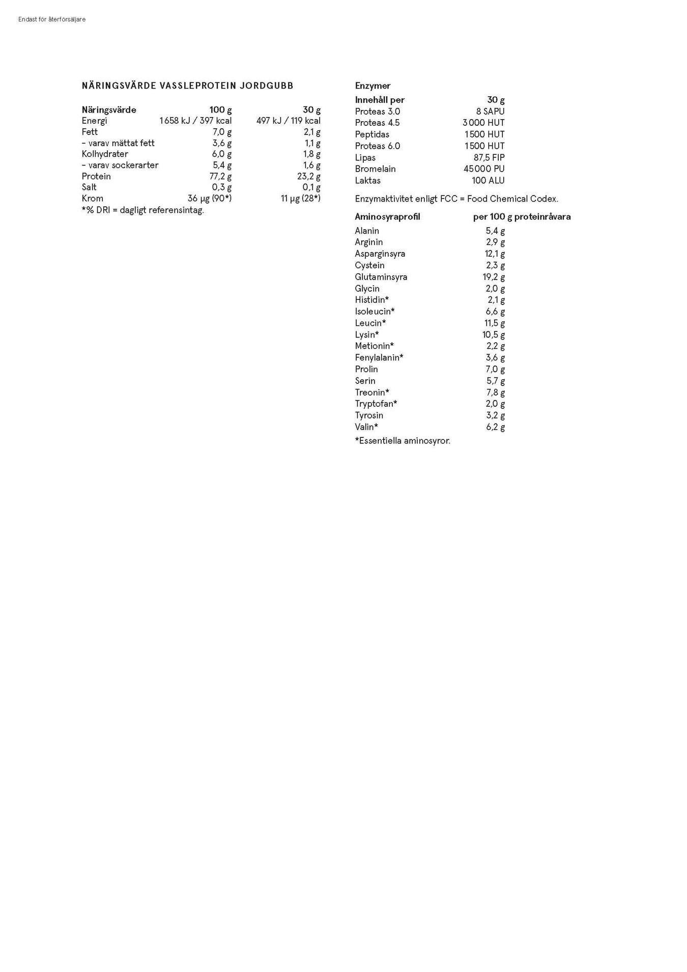Holistic Vassleprotein, 750 g