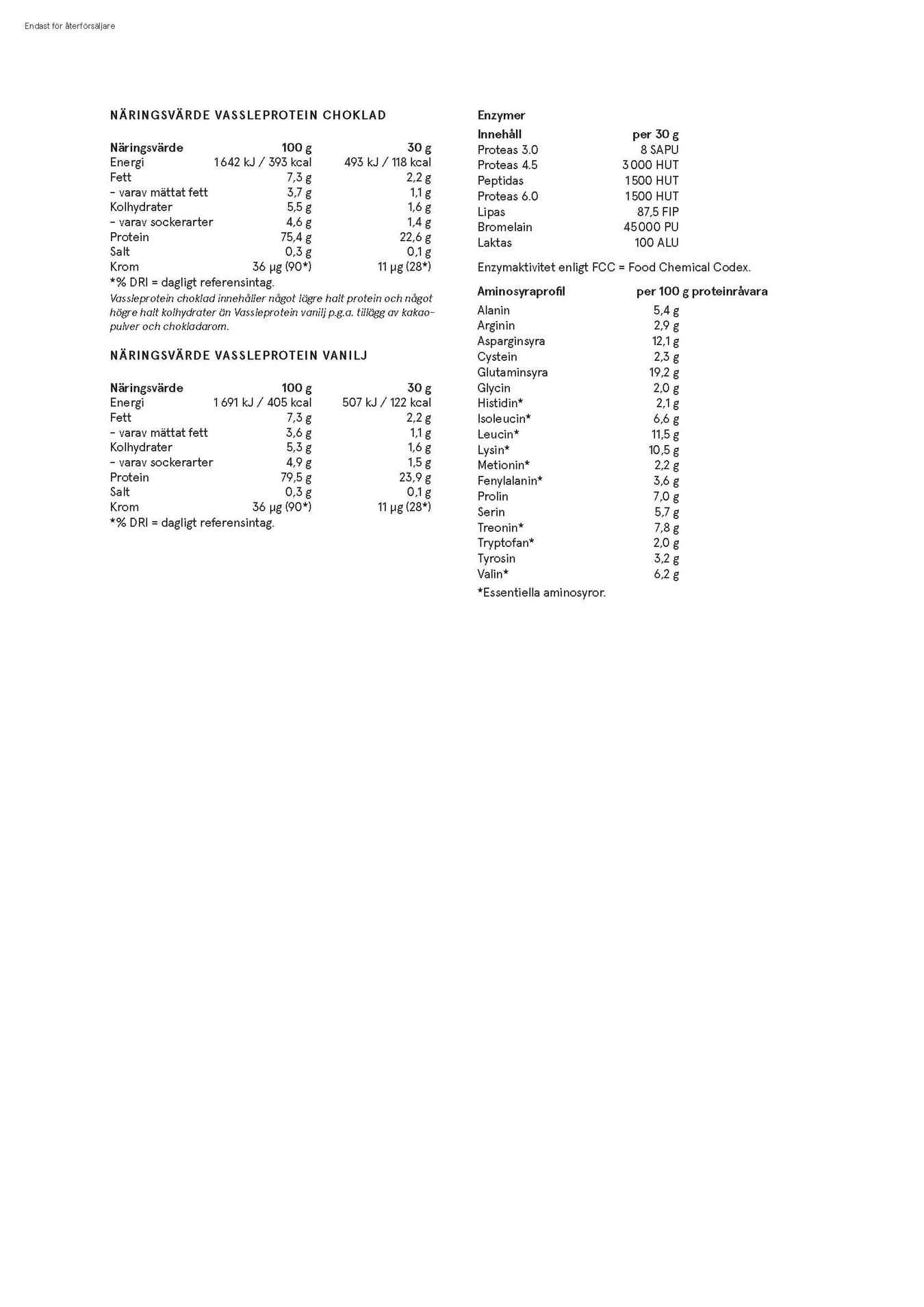 Holistic Vassleprotein, 750 g
