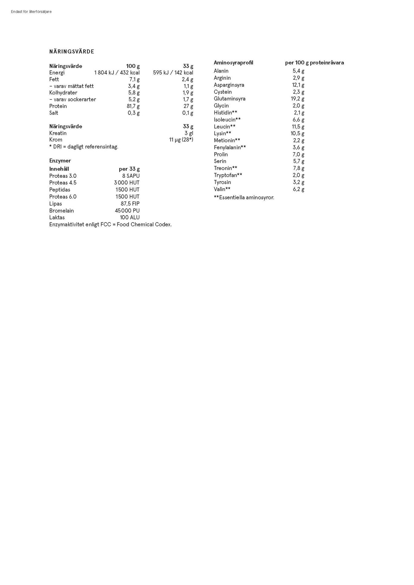Holistic Vassleprotein, 750 g
