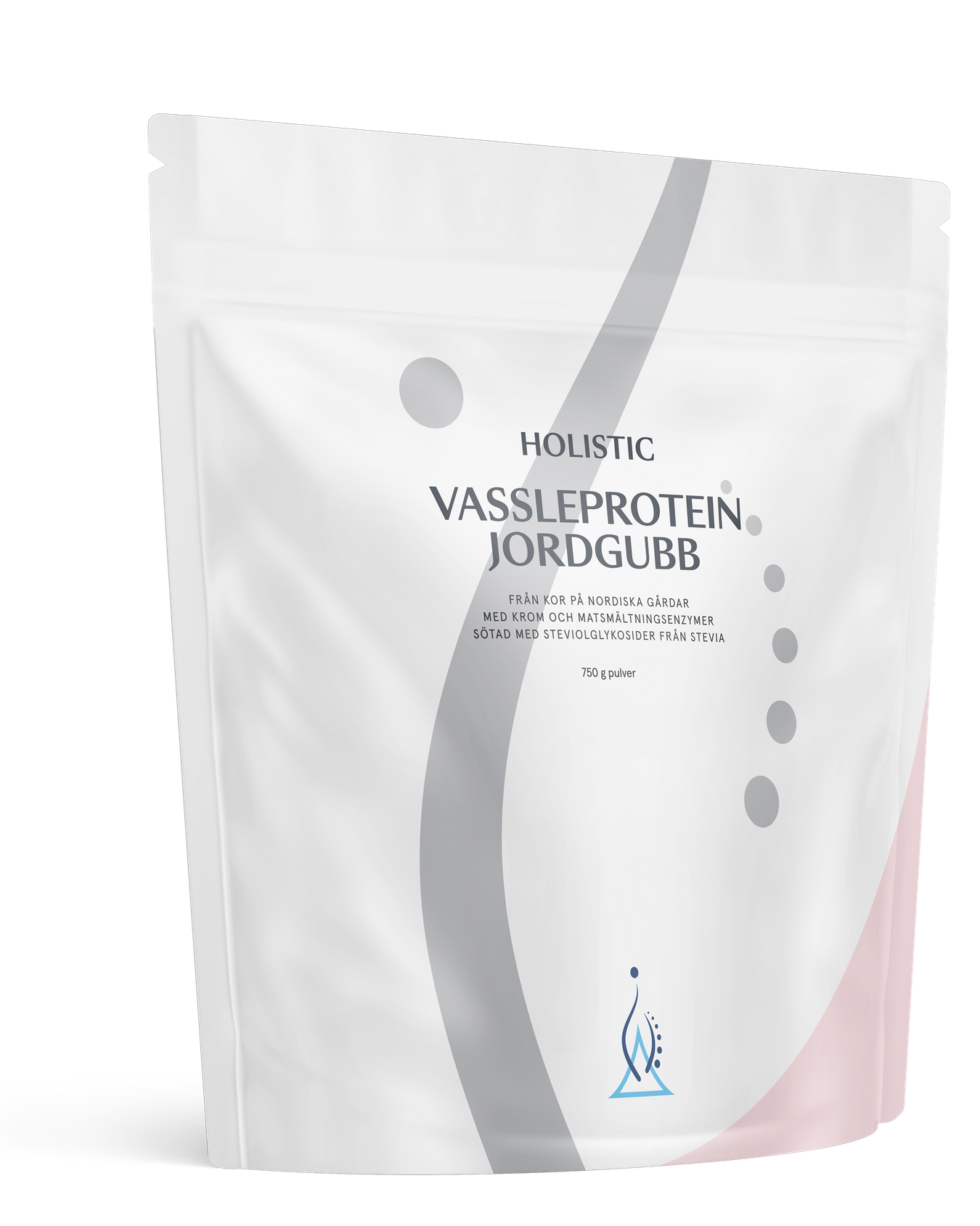 Holistic Vassleprotein, 750 g jordgubb