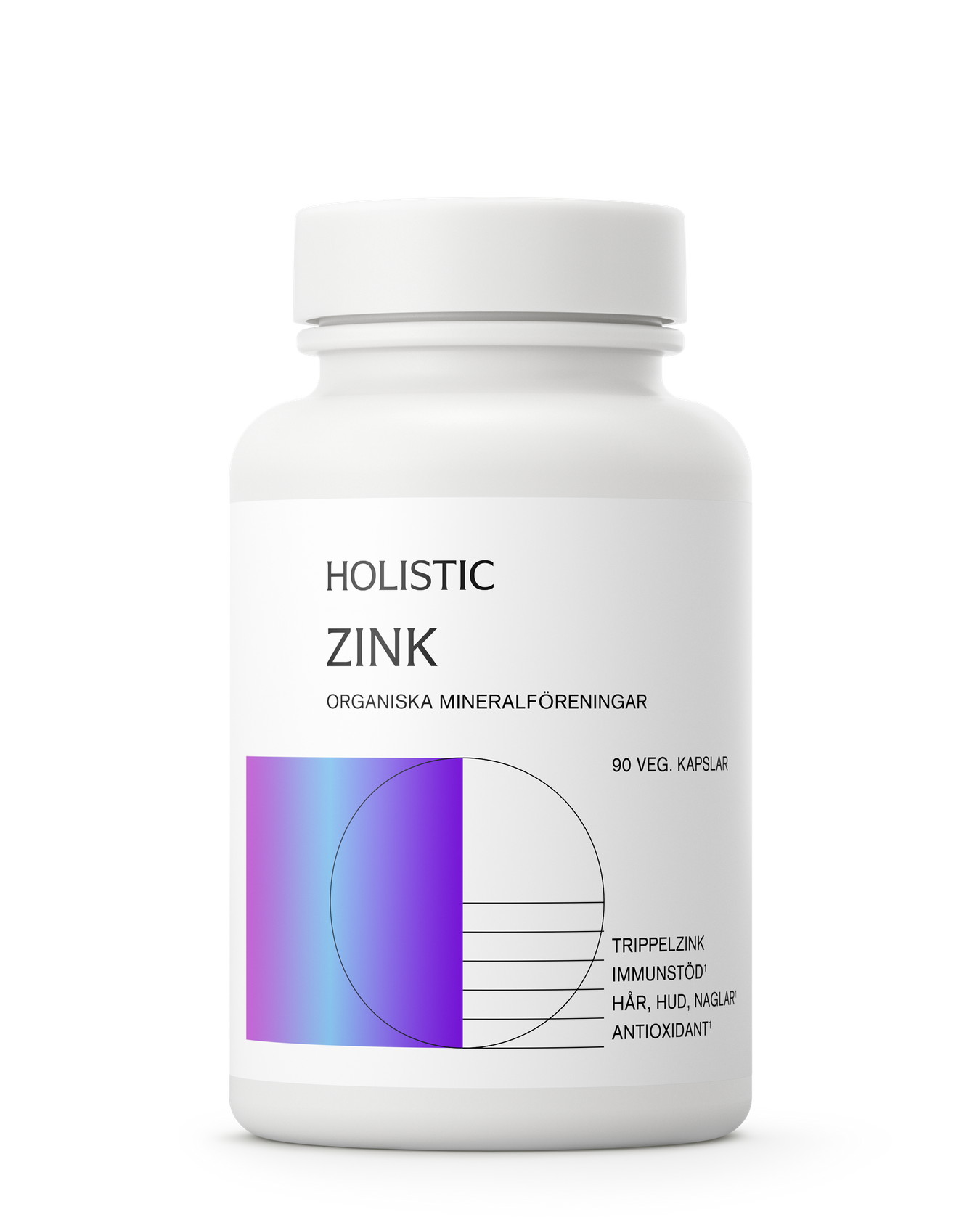 Holistic Zink 25 mg, 90 kapslar 90 kapslar