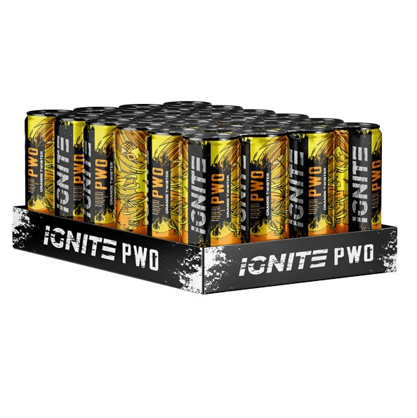 IGNITE PWO Energy Drink 24 x 330ml - Orange Twister