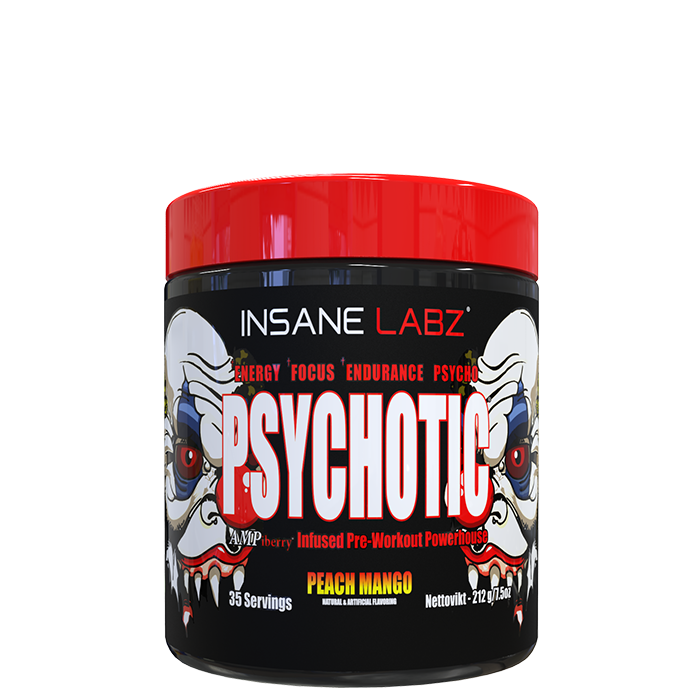 Insane Labz Psychotic Pre-Workout 35 portioner Peach