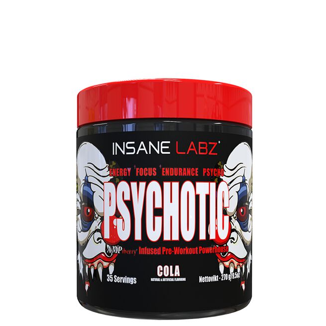 Insane Labz Psychotic Pre-Workout 35 portioner Sour Cola