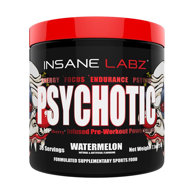 Insane Labz Psychotic Pre-Workout 35 portioner Watermelon