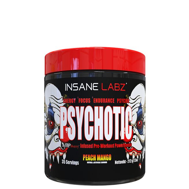 Insane Labz Psychotic Pre-Workout 35 portioner Peach