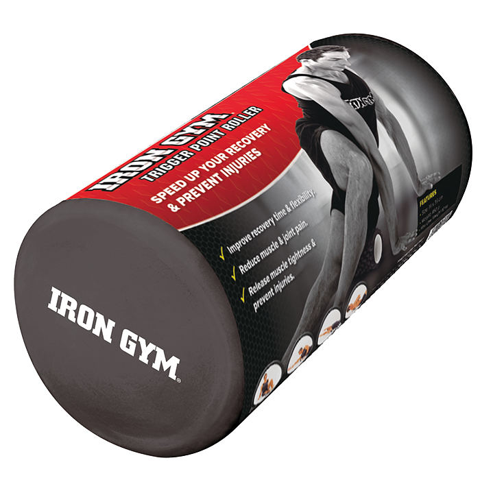 Iron Gym Massage Roller Svart