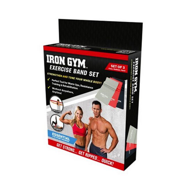 Iron Gym Motståndsband Set 3st