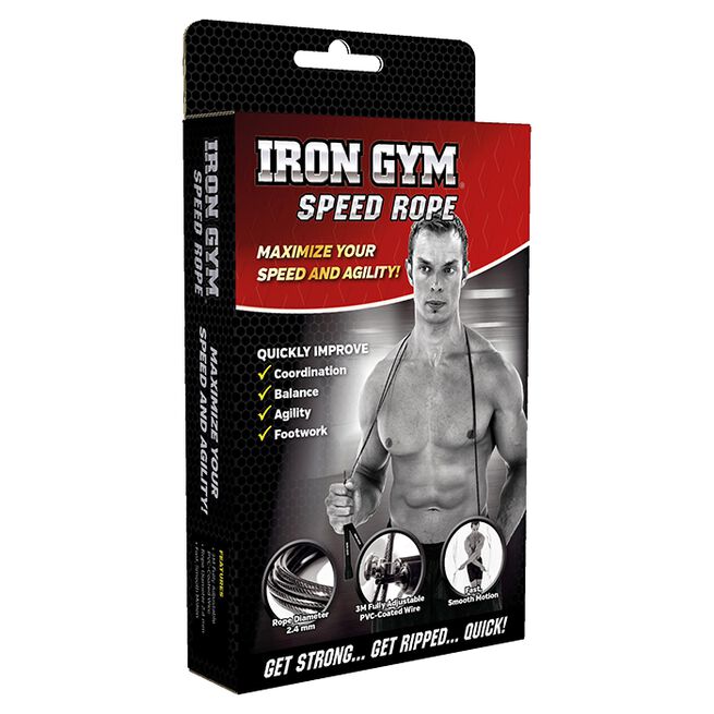 Iron Gym Wire Speed Rope Hopprep