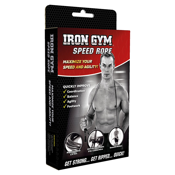 Iron Gym Wire Speed Rope Hopprep