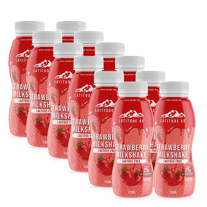 Latitude 65 12 x Latitude 65 Protein Milkshake 330 ml