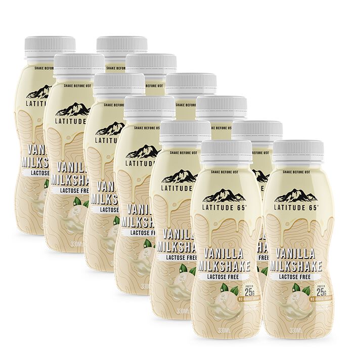 Latitude 65 12 x Latitude 65 Protein Milkshake 330 ml