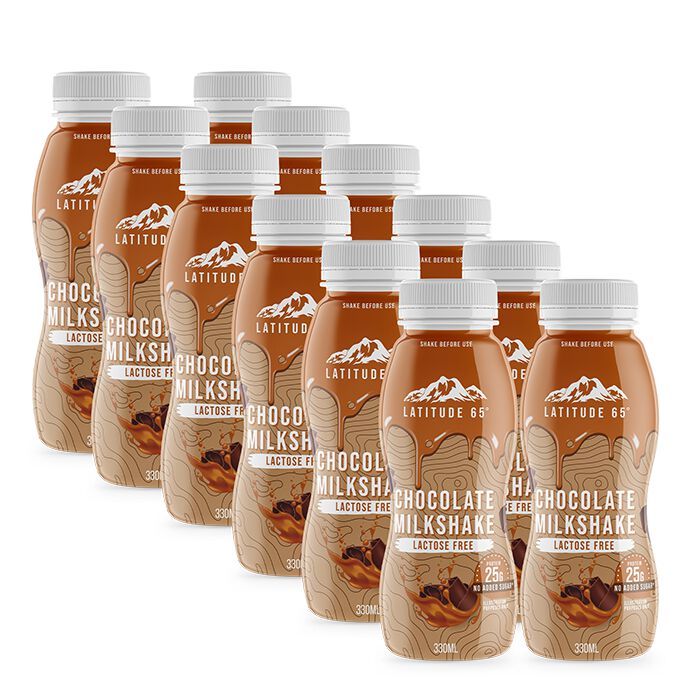 Latitude 65 12 x Latitude 65 Protein Milkshake 330 ml