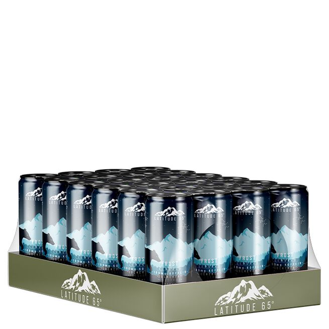 Latitude 65 24 x Latitude 65 Energidryck 330 ml Frost - Lemonad