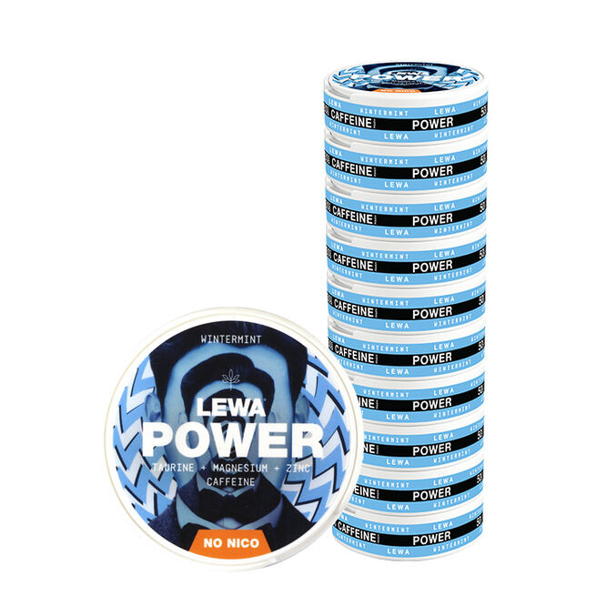 LEWA Of Sweden 10 x LEWA Functional Snus POWER Wintermint
