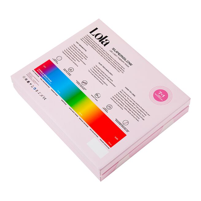 Lola Glow Led Ansiktsmask Rosa