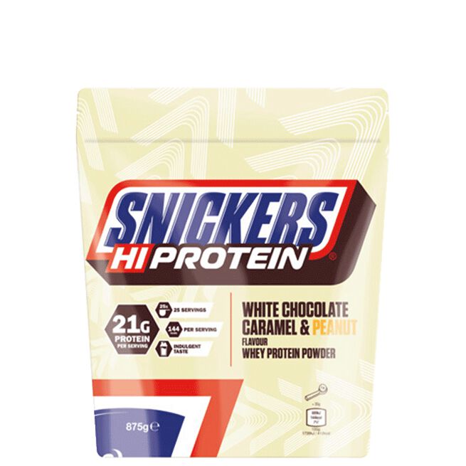 Mars Snickers Vassleprotein Vit Choklad Jordnöt 875 g