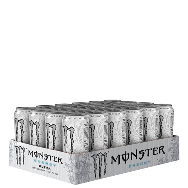 Monster Energy 24 x Monster Energy Ultra 500 ml White