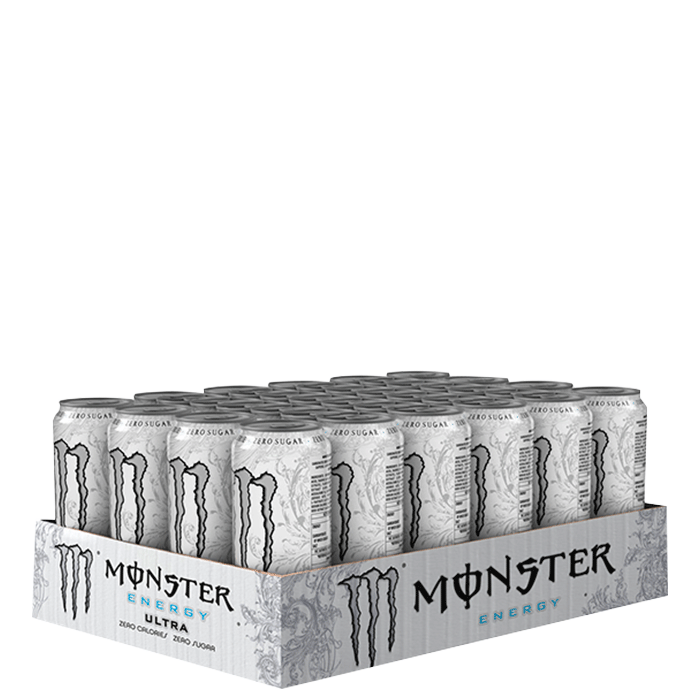 Monster Energy 24 x Monster Energy Ultra 500 ml White