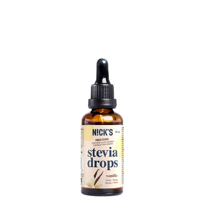 Nicks Steviadroppar 50 ml Vanilj
