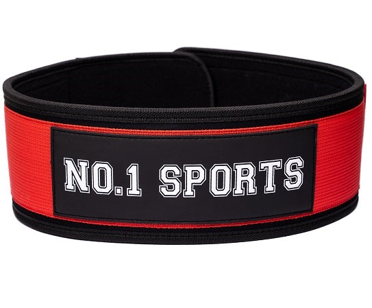 No.1 Sports Wod Belt Red Medium