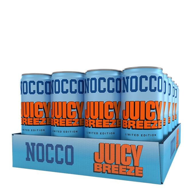 NOCCO Flak 24 x NOCCO BCAA 330 ml Juicy Breeze