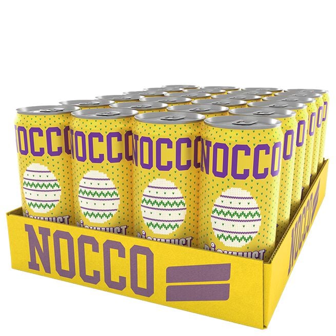 NOCCO Flak 24 x NOCCO BCAA 330 ml Påskmust Limited Edition