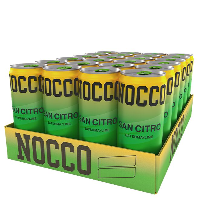 NOCCO Flak 24 x NOCCO BCAA 330 ml San Citro Summer Edition
